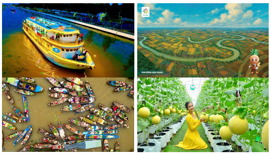 Liên tuyến du lịch đường sông Cần Thơ – Hậu Giang