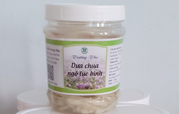 Dưa chua ngó lục bình