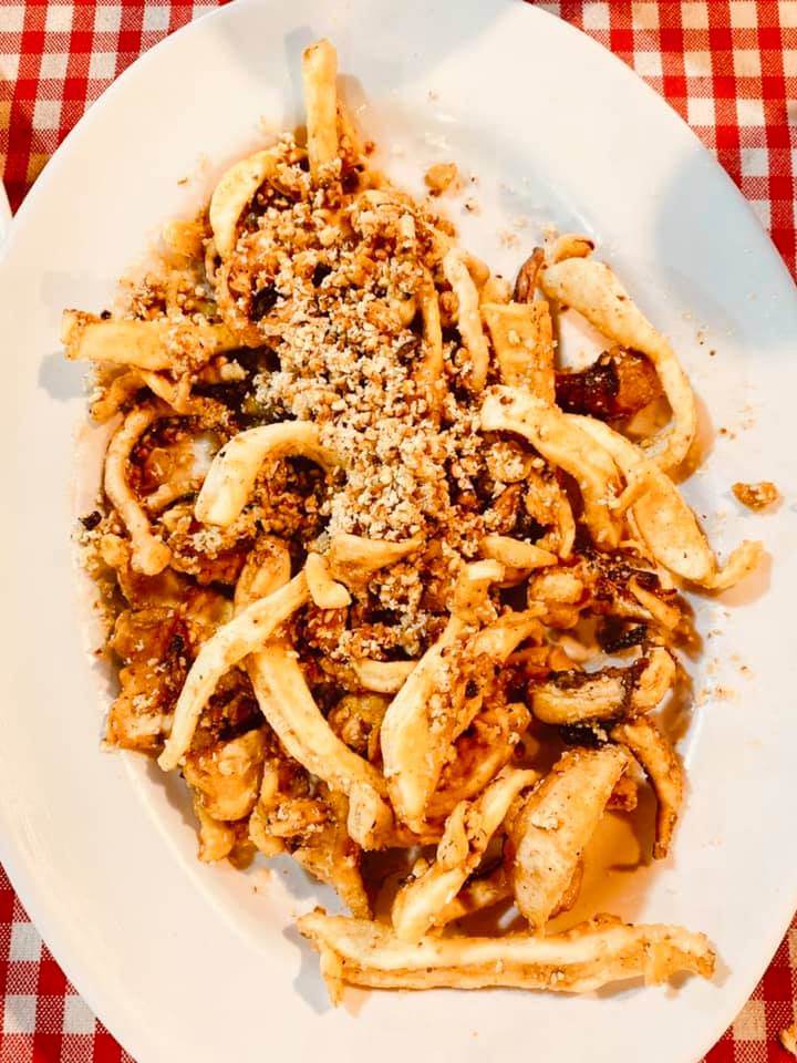 Mực chiên muối