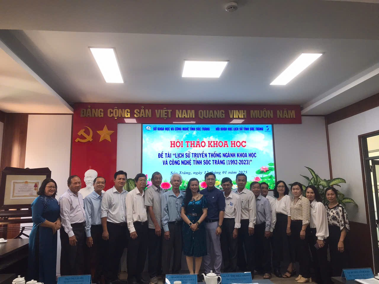 Hội thảo khoa học Đề tài “Lịch sử truyền thống ngành khoa học và công nghệ tỉnh Sóc Trăng (1992 - 2023)”