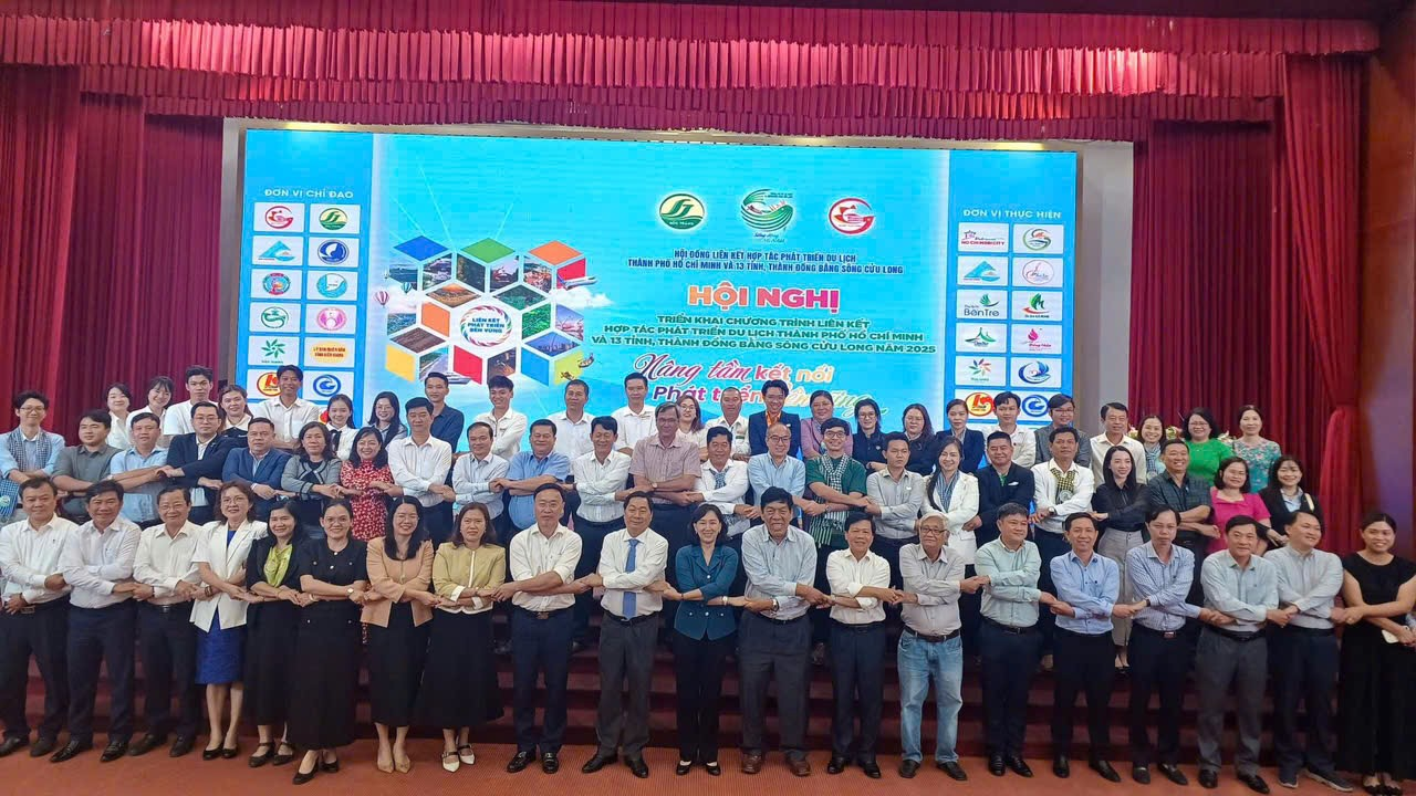 Hội nghị triển khai nhiệm vụ liên kết hợp tác phát triển du lịch Thành phố Hồ Chí Minh và 13 tỉnh, thành Đồng bằng sông Cửu Long năm 2025 tại tỉnh Sóc Trăng